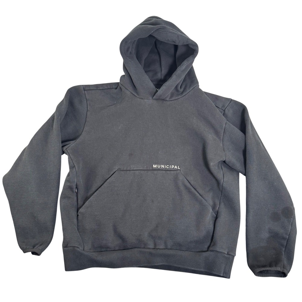Municipal Sport Utility For The Self-Made Hoodie Black Mens Small Graphic Logo